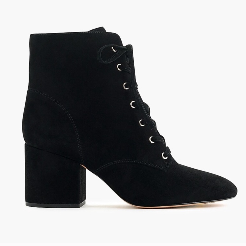J. Crew Suede Lace Up Sadie Booties